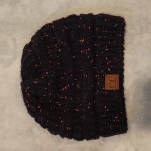 C.C Exclusives Beanie Speckled Navy OS